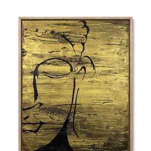 Gautam Buddha, Buddha painting, Original Painting, Wall Décor, Wall Hangings, Acrylic Painting, Buddha Painting, Textured Buddha Painting