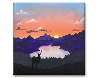 Pittura di paesaggio, arte del paesaggio dell'alba