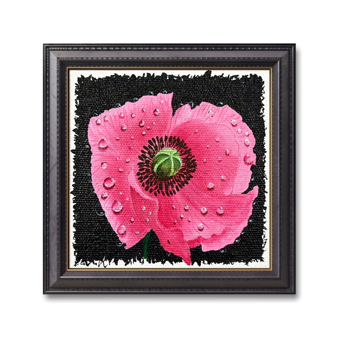 Poppy Flower Painting, Wall Décor, Wall Hangings, Gift Item, Modern ...