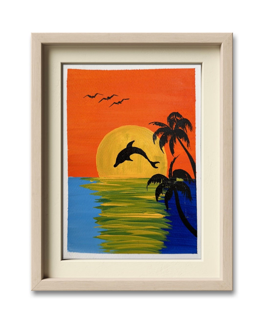 View of Landscape Painting, Wall Décor, Wall Hangings, Gift Item, Modern Gift ...