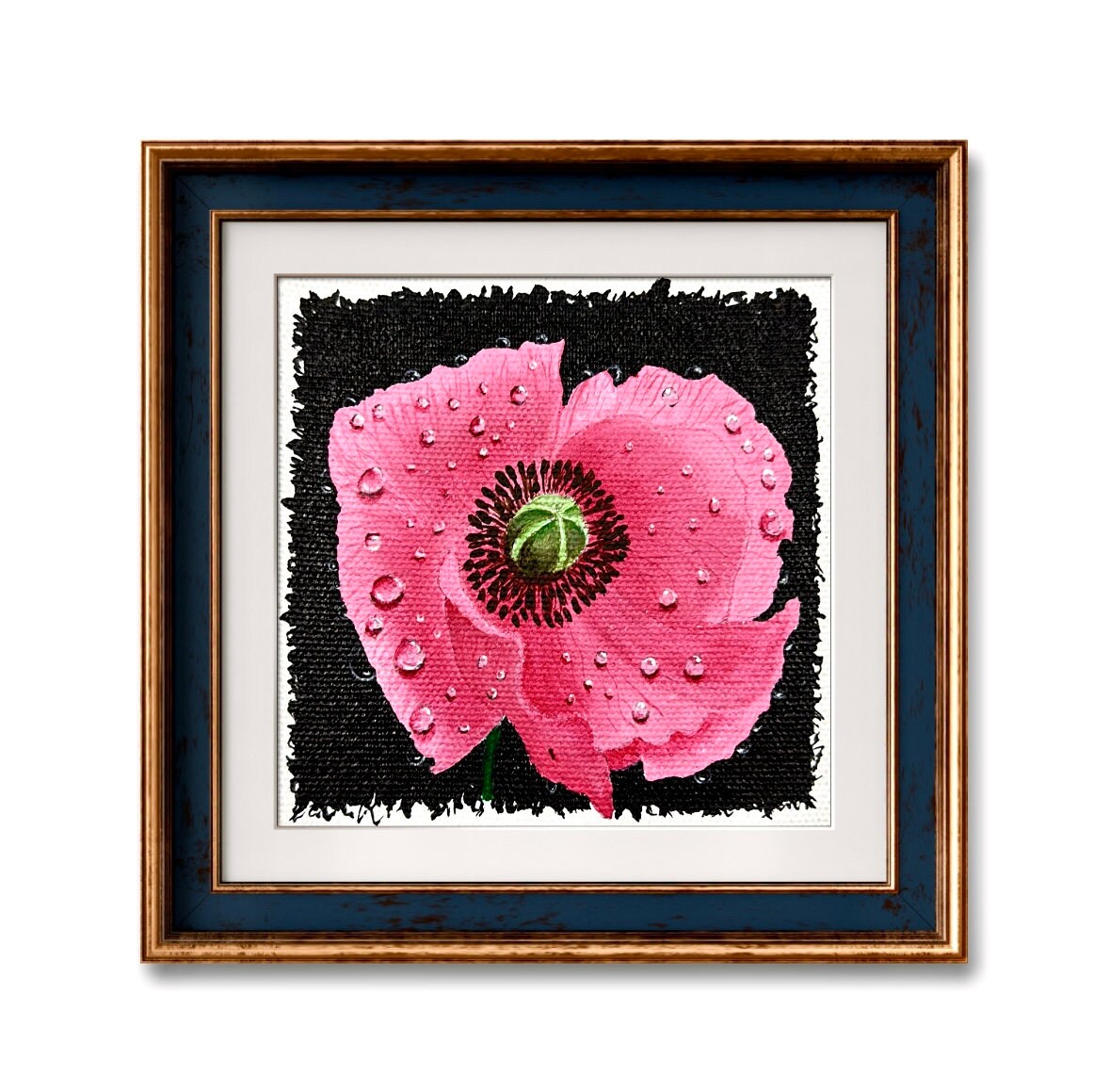 Poppy Flower Painting, Wall Décor, Wall Hangings, Gift Item, Modern ...