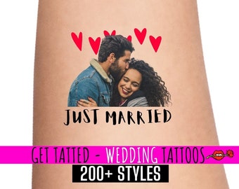 Wedding Favors Tattoos for Wedding Decor Temporary Tattoos for Wedding Signs Tattoo Transfers for Bride and Groom Wedding Gifts for Couples