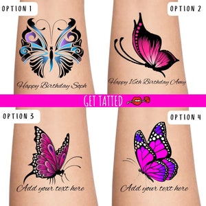 Butterfly Tattoos, arm tattoos, Anniversary, Birthday Temporary tattoo, Wedding favours, novelty gifts, Love tattoos. Body tattoo, tattoo