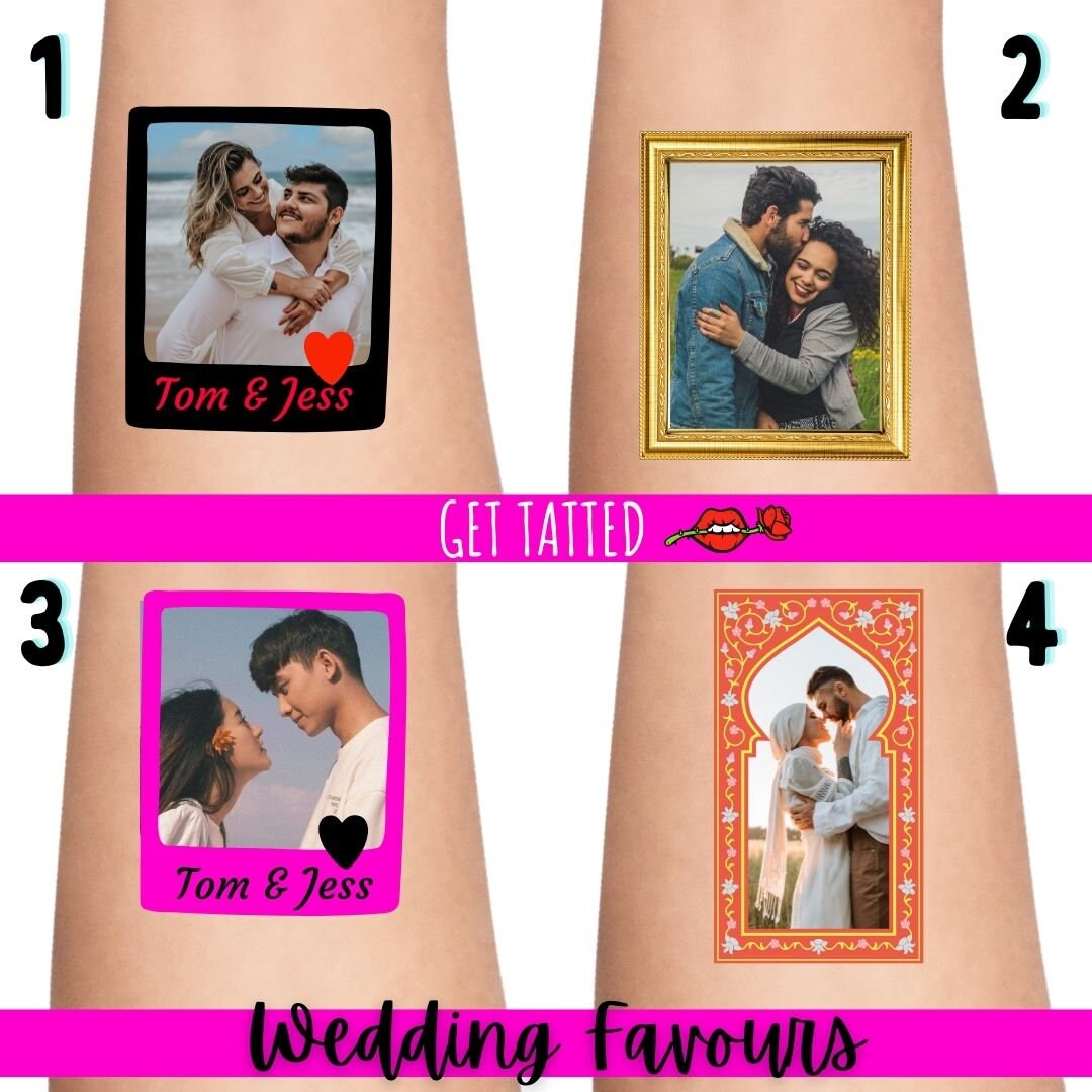 Stag Do Temporary Tattoos Personalised Wedding Gifts Etsy