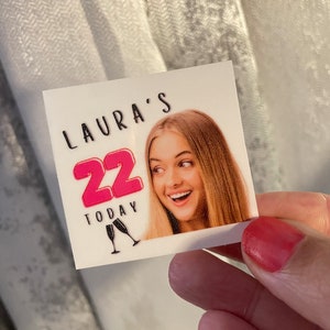30th Birthday Temporary Tattoos Personalised for 30th Birthday Party Tattoos Favours for Birthday Girl or Boy Novelty Gifts for Birthday