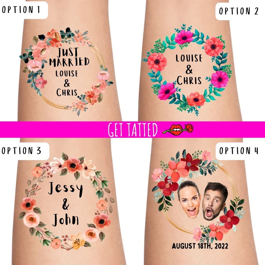 Stag Do Temporary Tattoos, Personalised Wedding Gifts, Bachelorette