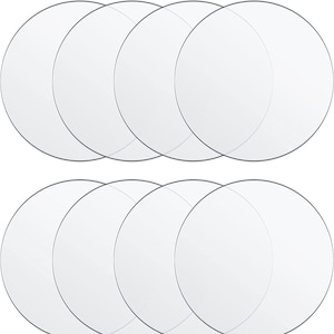 Cercle Disque Rond en Plexi Polycarbonate - Verre Acrylique Transparent -  PMMA XT - Format Rond Différentes Tailles Disponible - 30 cm - Épaisseur 4