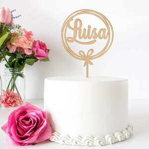 Cake topper palloncino