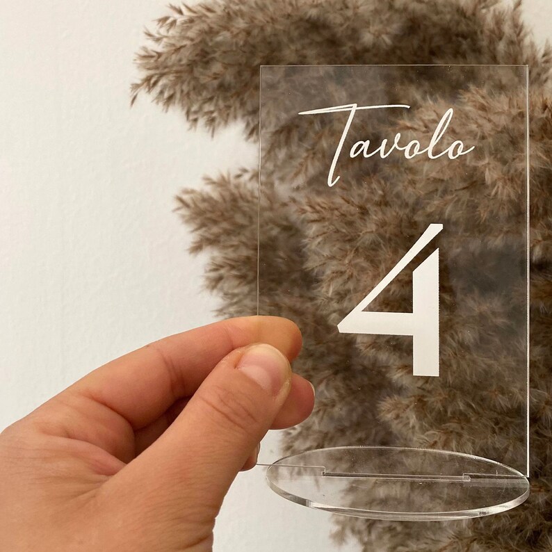 numeri per i tavoli 3