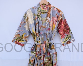 Cotton Kimono Robe - Etsy