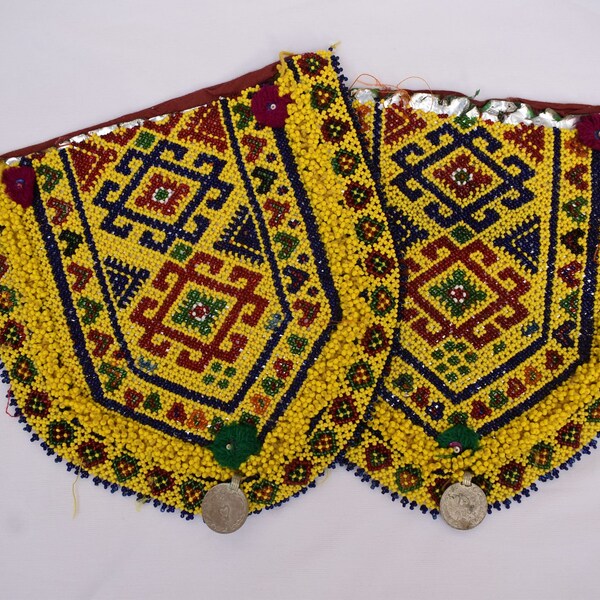 Yellow - Banjara Embroidery Handmade Keychain 36