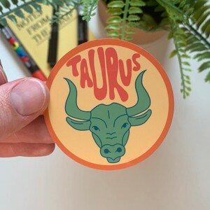 Taurus Sticker | Astrology Sticker | Horoscope Sticker | Zodiac Sticker | Bull Sticker | Water Bottle Sticker | Zodiac Sign Gift |
