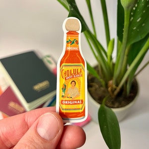 Cholula Hot Sauce Sticker Waterproof | Mexican Food Sticker | Hot Sauce Sticker Waterproof | Hot Sauce Sticker | Cholula Sticker Hydroflask