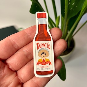 Tapatio Hot Sauce Sticker Waterproof | Waterproof Tapatio Sticker | Foodie Sticker | Hydroflask Sticker | Laptop Sticker | Planner Sticker
