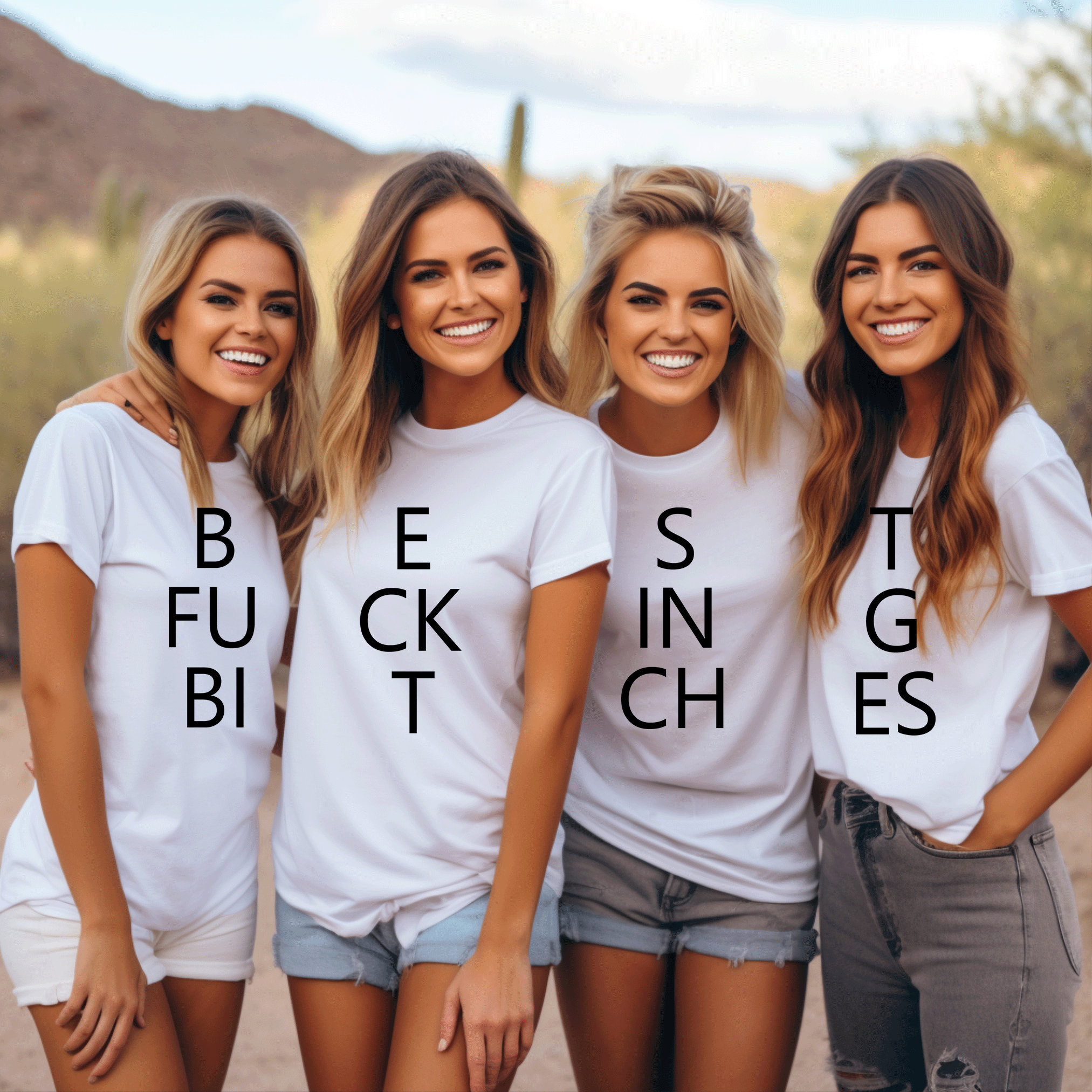 Camisas para 5 amigas sale