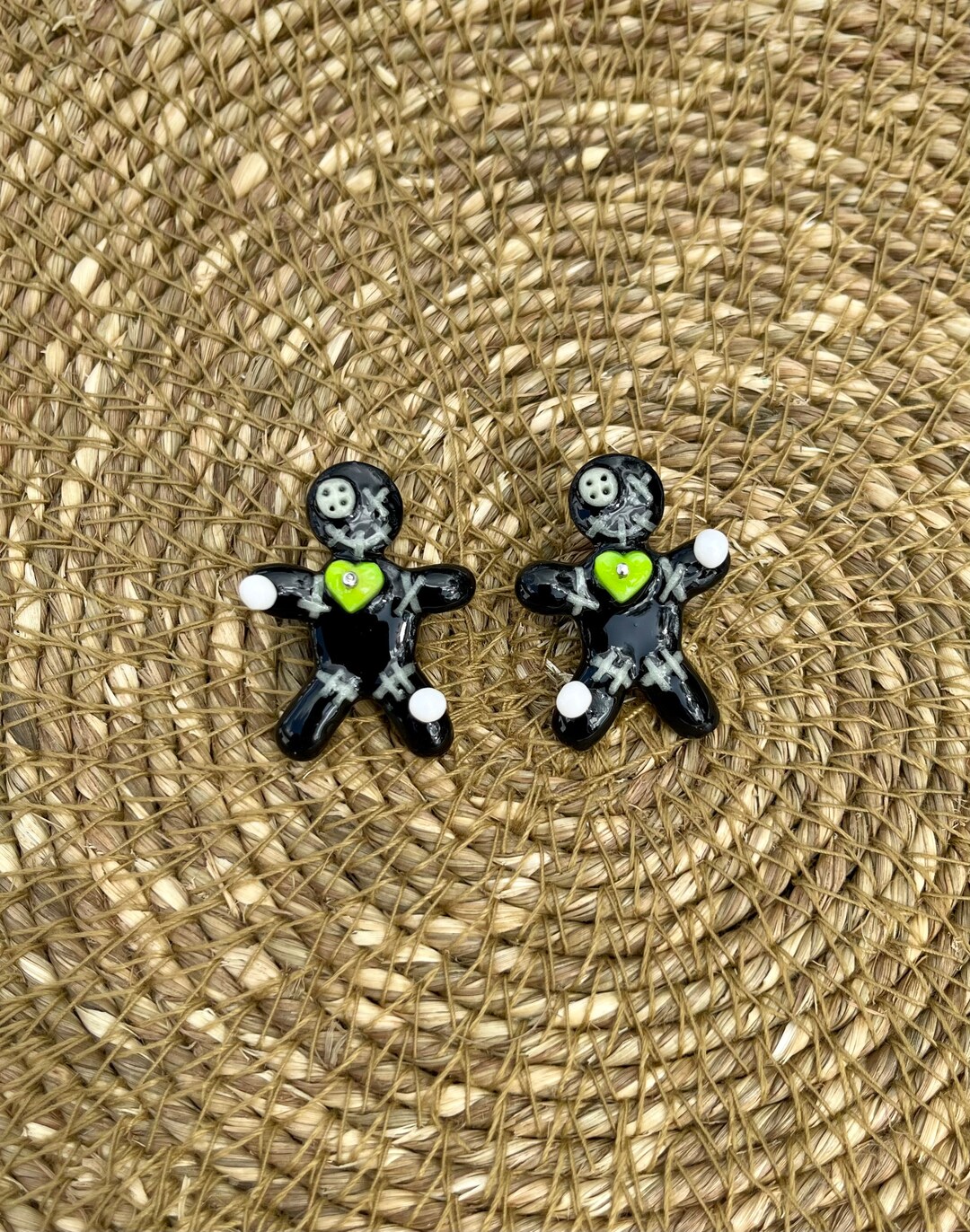 Voodoo Doll Earrings Etsy