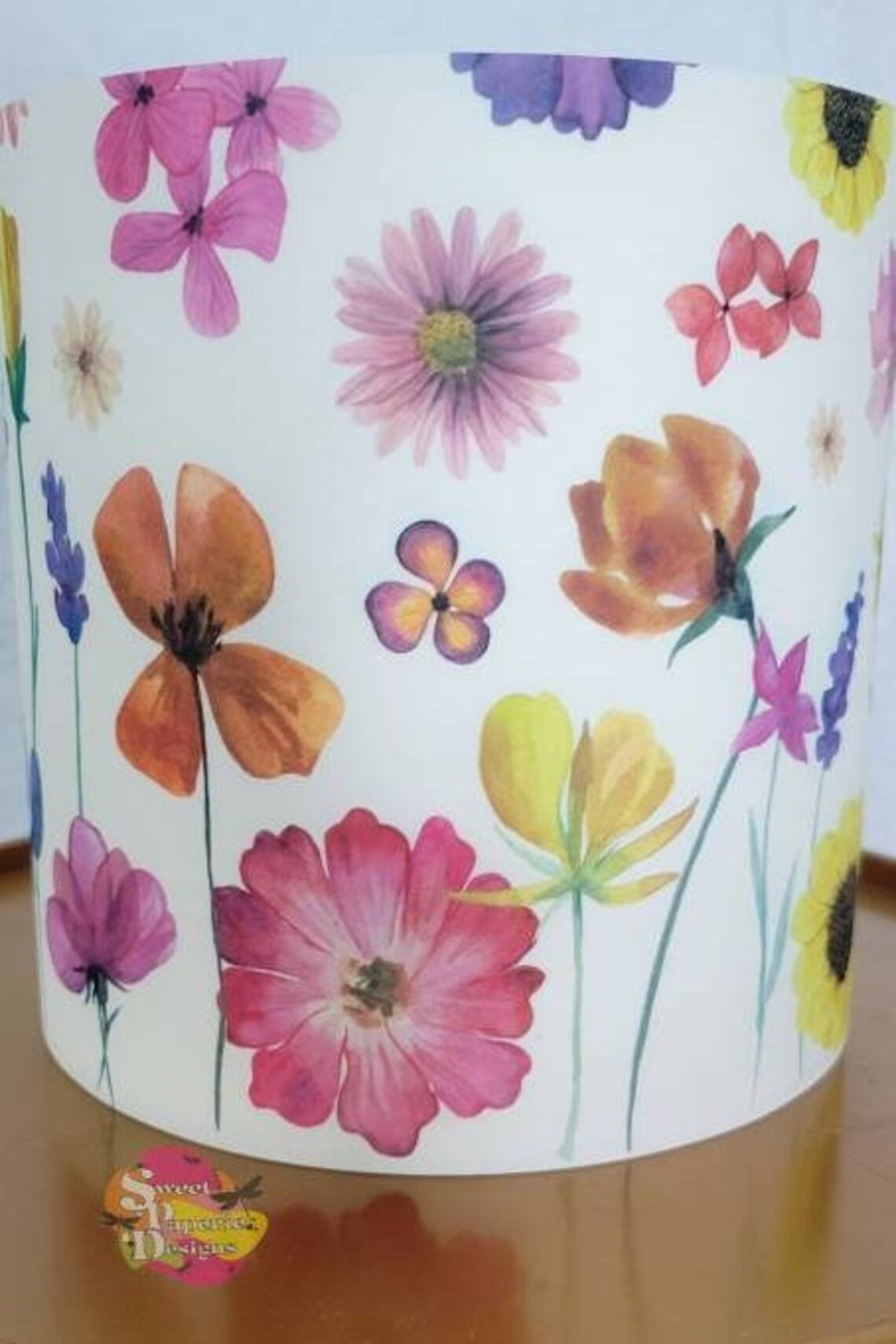 Pressed Flowers Edible Image Cake Wrap Pressed Flowers Etsy