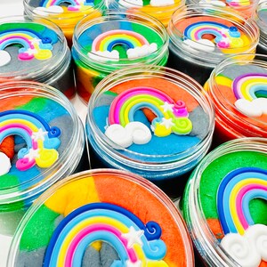 Rainbow Play Dough Jars, Play Dough Kit,kids Party Favors, Goodie Bags,  Birthday Party Favors, Playdoh, Play Doh, Playdough Kit,playdough 