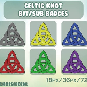 Cetltic Knot ~ Subbadges ~ Instant Download!