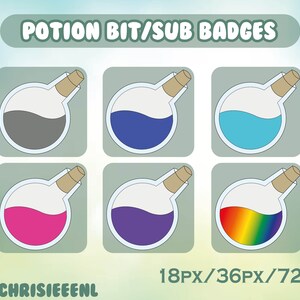 Potion ~ Subbadges ~ Instant Download!