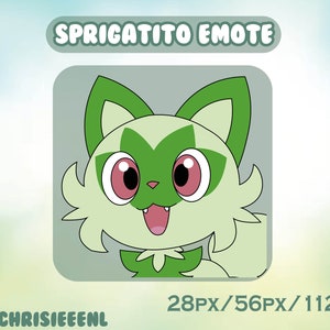 Sprigatito ~ Emote ~ Instant Download!