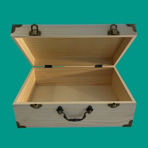 Unfinished Wooden Box, Keepsake Box, Memory Box, Storage Box, Trinket Box, Small Wooden Box, Large Wooden Box, Plain Wood Box, Jewelry Box