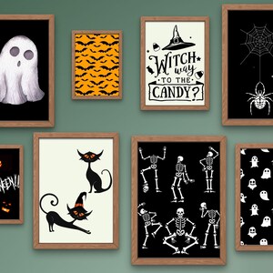 Halloween Mega Bundle Set - 30 Printables, Halloween Wall Art ...