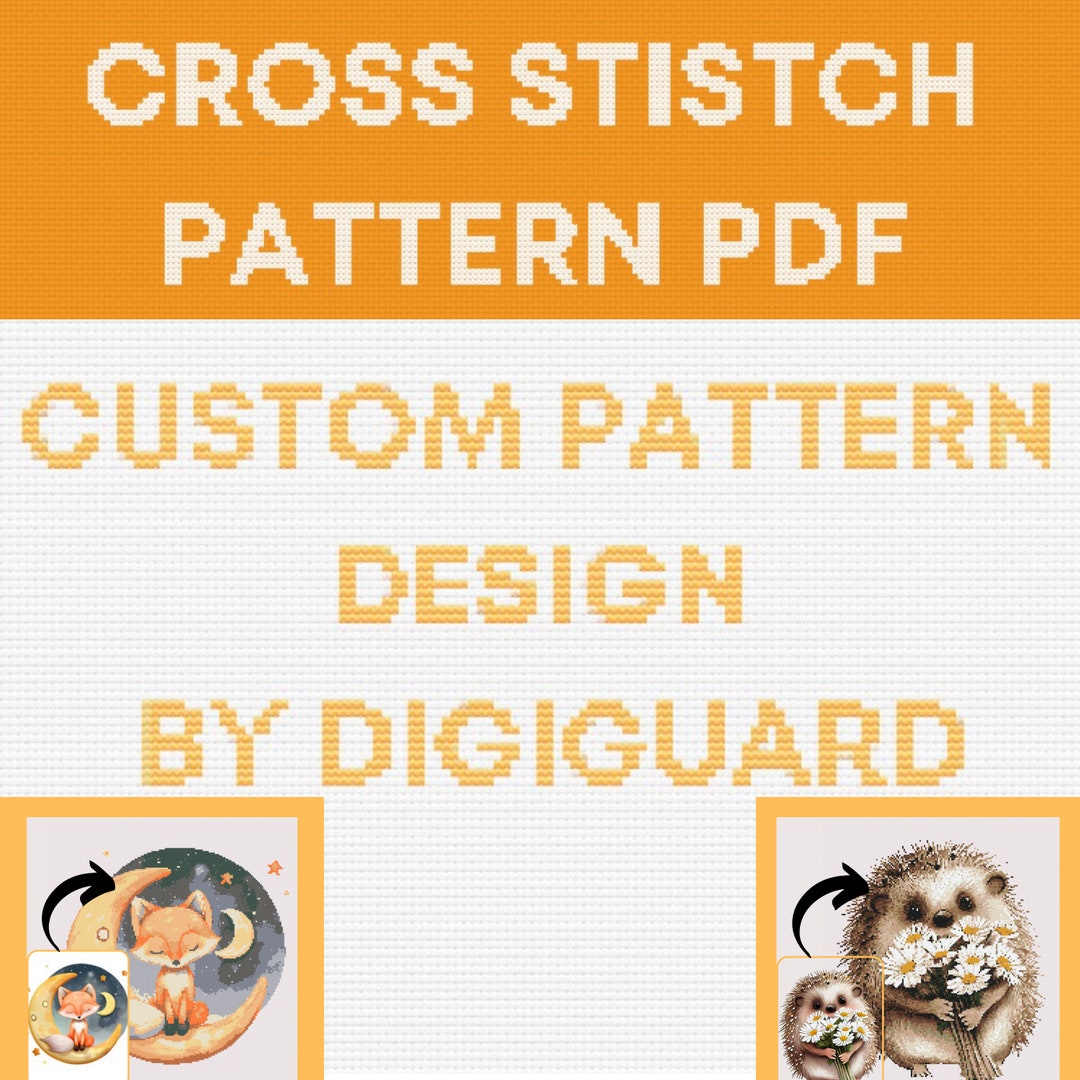 Custom Cross Stitch Pattern Design Custom Cross Stitch Etsy