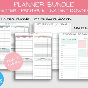 MEGA PLANNER BUNDLE, Be able to get control in your life- Explore Now!