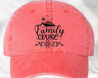 2023 Family Cruise Hat, Cruise Squad, Family Cruise Hats, Family Matching Vacation Hats, 2023 Cruise Squad Hat, Matching Family Hats