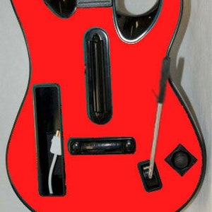 LidStyles Standard Faceplate Skin Protector Decal Compatible with Nintendo Wii Guitar Hero 5