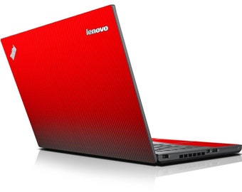 LidStyles Carbon Fiber Laptop Skin Protector Decal Compatible with Lenovo ThinkPad T450