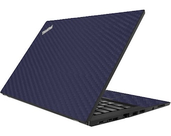 LidStyles Carbon Fiber Laptop Skin Protector Decal Compatible with Lenovo ThinkPad T490