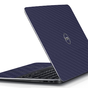 LidStyles Carbon Fiber Laptop Skin Protector Decal Compatible with Dell XPS 13 9343