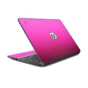 LidStyles Carbon Fiber Laptop Skin Protector Decal Compatible with HP Chromebook 11 G5 EE
