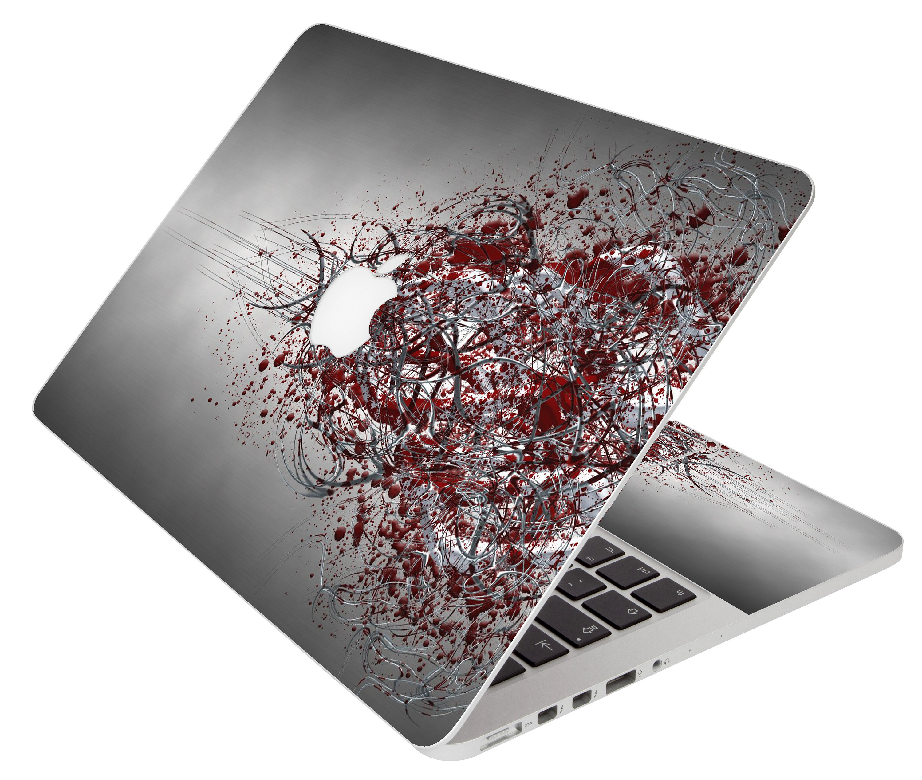 Universal Laptop Skins wrap for 15 - Marble Abstract Motion