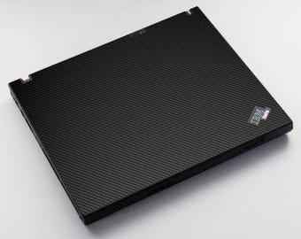 LidStyles Carbon Fiber Laptop Skin Protector Decal Compatible with Lenovo ThinkPad T60 15"