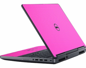 Sticker protecteur pour ordinateur portable en fibre de carbone LidStyles compatible avec Dell Precision 7710/7720