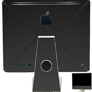LidStyles Carbon Fiber / Textured Laptop Skin Protector Decal Compatible with iMac A1224