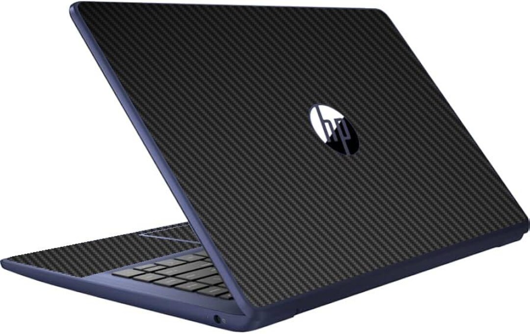 Lidstyles Carbon Fiber Laptop Skin Protector Decal Compatible With HP ...