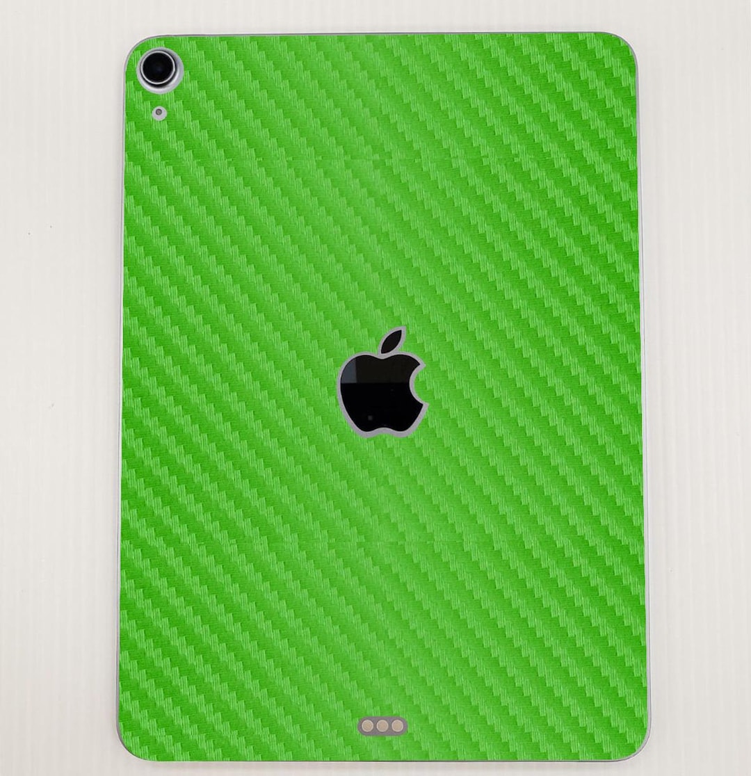 Lidstyles Carbon Fiber Tablet Skin Protector Decal Compatible With iPad ...