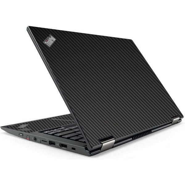 LidStyles Carbon Fiber Laptop Skin Protector Decal Compatible with Lenovo ThinkPad Yoga X380