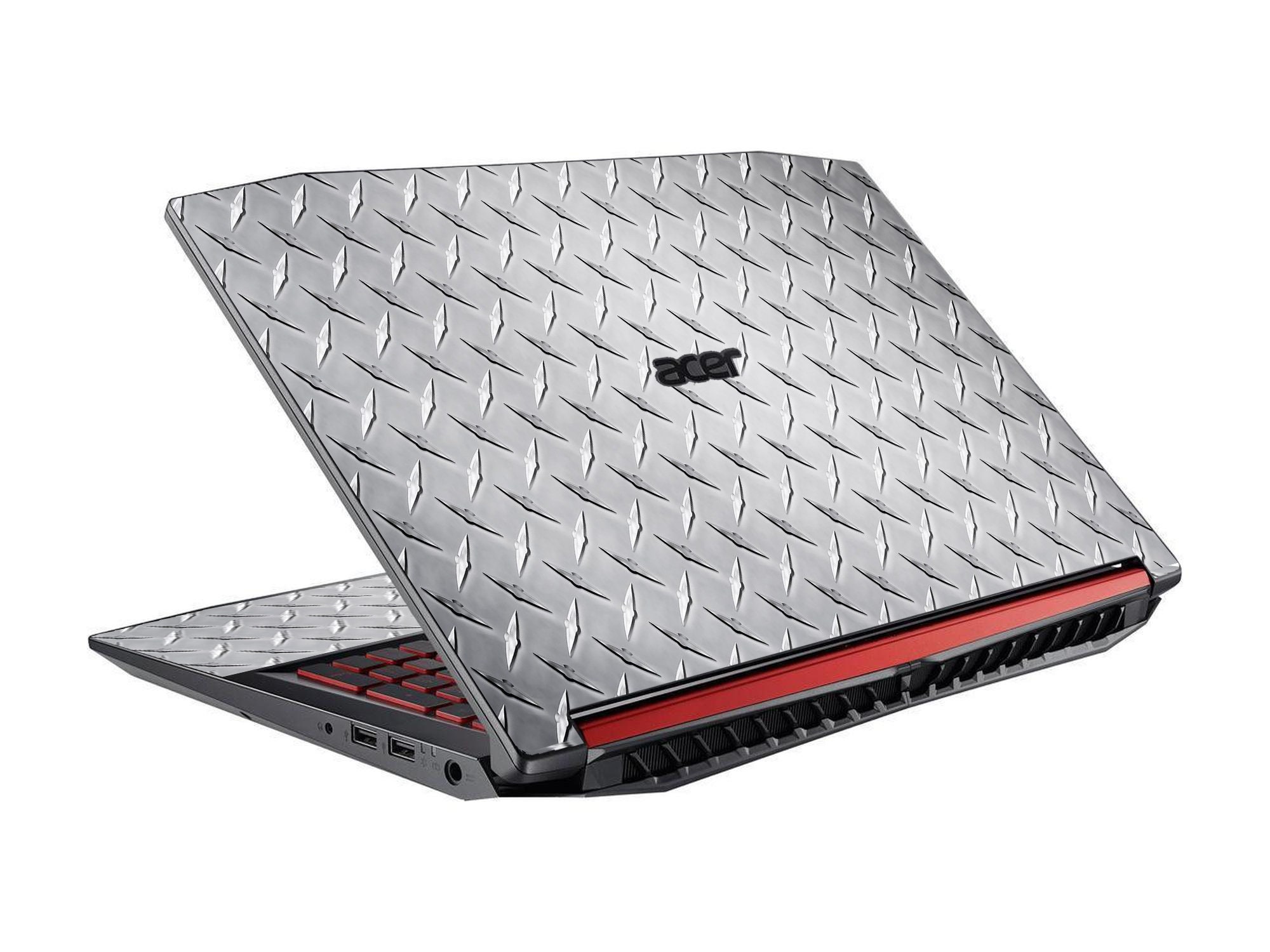 LidStyles Carbon Fiber / Textured Laptop Skin Protector Decal Compatible with Acer Nitro 5 AN515-51 / Nitro 5 AN515-53