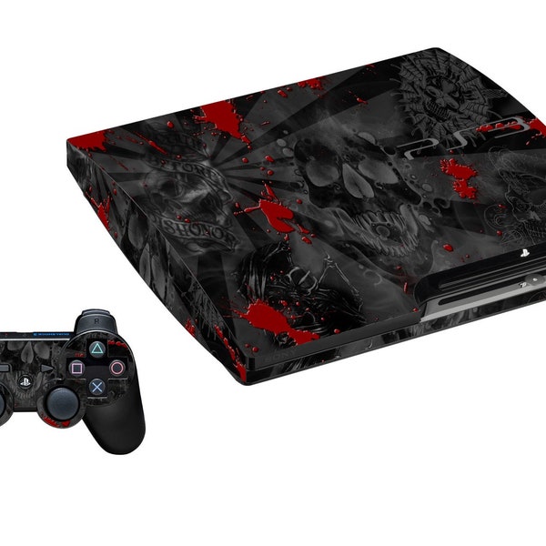 LidStyles Printed Console Skin Protector Decal Compatible with PlayStation PS3