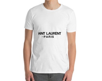 St Laurent Baby Graphic T-shirt - Etsy Israel