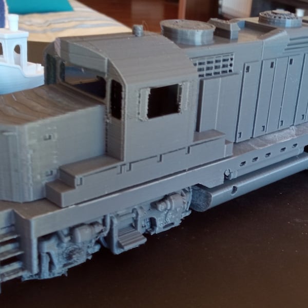 EMD GP20 Diesel Train Locomotive | Print Ready | High Detail