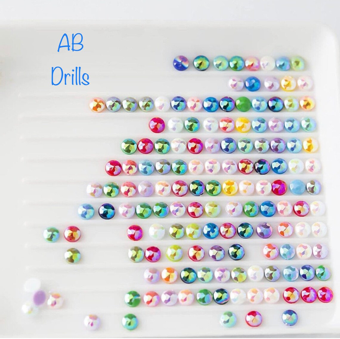 AB (round) Colorful Wolf 40x40cm Diamond Art Kit - Etsy