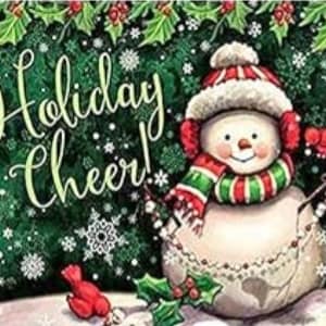 Snowman (round) 30x40 diamond art kit