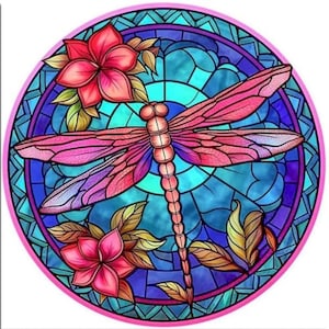 Dragonfly (round) 30x30 diamond art kit