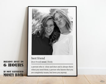 Best Friend Birthday Gift, Best Friend Gift, Personalized Gifts, Valentines Day Gift, Best Friend Christmas Gift, Sister Print